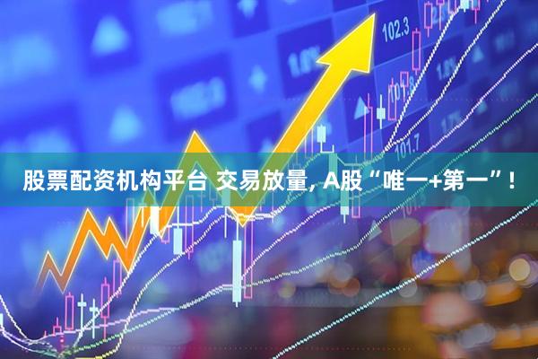 股票配资机构平台 交易放量, A股“唯一+第一”!